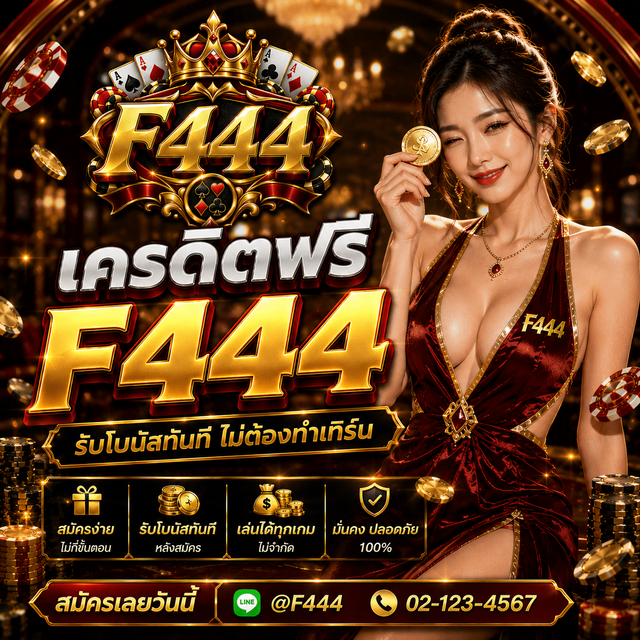 เครดิตฟรี F444 รีวิวจากคนที่ได้ตัวเลขเพิ่มแต่ยังรู้สึกว่ามือยังไม่ถึงเงิน